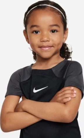 Комплект футбольной формы детский Nike DRI-FIT ACADEMY PRO черно-серый DH9484-013