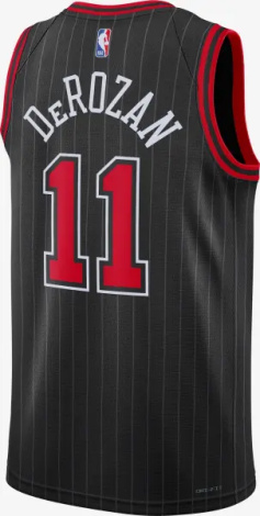Майка баскетбольная Nike CHICAGO BULLS STATEMENT EDITION JORDAN DRI-FIT NBA SWINGMAN черно-красная DO9521-010