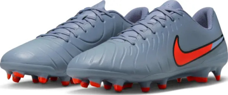 Бутси Nike TIEMPO LEGEND 10 CLUB FG/MG димчасто-блакитно-помаранчеві DV4344-402