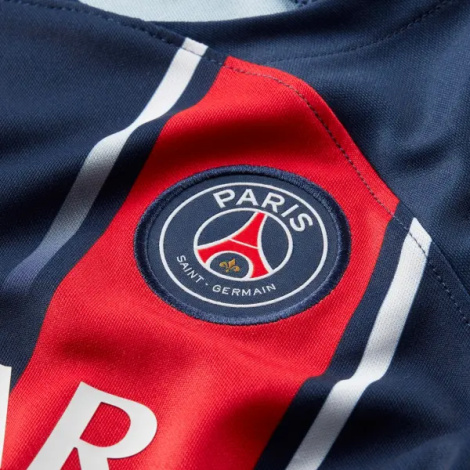 Комплект футбольної форми дитячий Nike PSG (ПСЖ) 2023-2024 домашній темно-синьо-червоний DX2806-411