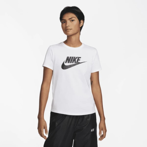 Футболка жіноча Nike W NSW TEE ESSNTL ICN FTRA біла DX7906-100