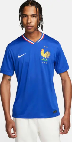 Футболка сборной Франции Nike FFF DRI-FIT REPLICA 2024-2025 домашняя синяя FJ1259-452