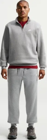 Спортивный костюм Nike CLUB серый FN3864-063&FN3801-063