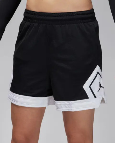 Шорти баскетбольні жіночі Nike JORDAN SPORT 10CM DIAMOND чорно-білі FN5134-010