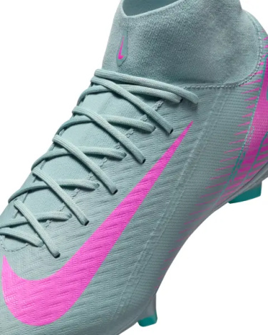 Бутси Nike MERCURIAL ZOOM SUPERFLY 10 ACADEMY FG/MG темно-м'ятно-рожеві FQ1456-301