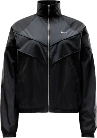 Вітровка жіноча Nike WINDRUNNER LOOSE UV WOVEN чорна FV6304-010