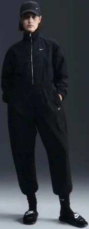 Вітровка жіноча Nike WINDRUNNER LOOSE UV WOVEN чорна FV6304-010