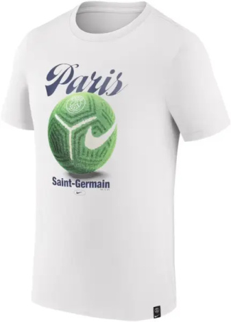 Футболка Nike PARIS SAINT-GERMAIN HOME PITCH біла FV8559-121