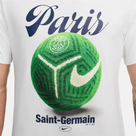 Футболка Nike PARIS SAINT-GERMAIN HOME PITCH біла FV8559-121