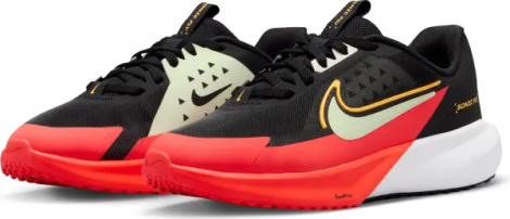 Кросівки бігові підліткові Nike SONIC FLY (GS) чорно-червоно-м'ятні FZ0017-005