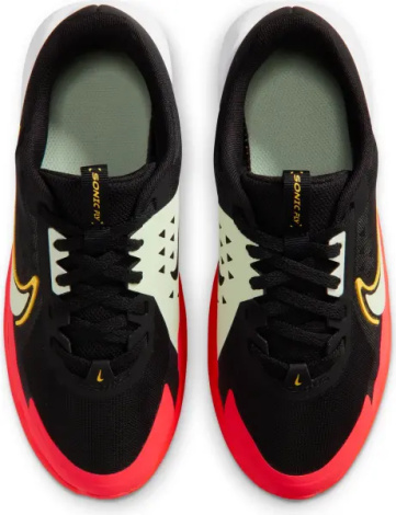 Кросівки бігові підліткові Nike SONIC FLY (GS) чорно-червоно-м'ятні FZ0017-005