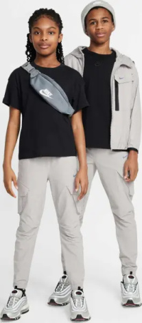Спортивні штани підліткові Nike SPORTSWEAR CITY UTILITY CARGO світло-сірі FZ4904-009