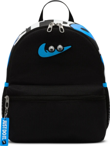 Рюкзак підлітковий Nike BRASILIA JDI MINI BACKPACK SWOOSHY чорно-синій FZ7259-010