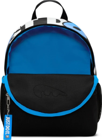 Рюкзак підлітковий Nike BRASILIA JDI MINI BACKPACK SWOOSHY чорно-синій FZ7259-010