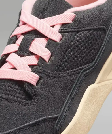 Кросівки дитячі Nike FLIGHT COURT (PS) темно-сіро-світло-рожеві HF3332-012