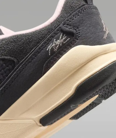 Кросівки дитячі Nike FLIGHT COURT (PS) темно-сіро-світло-рожеві HF3332-012
