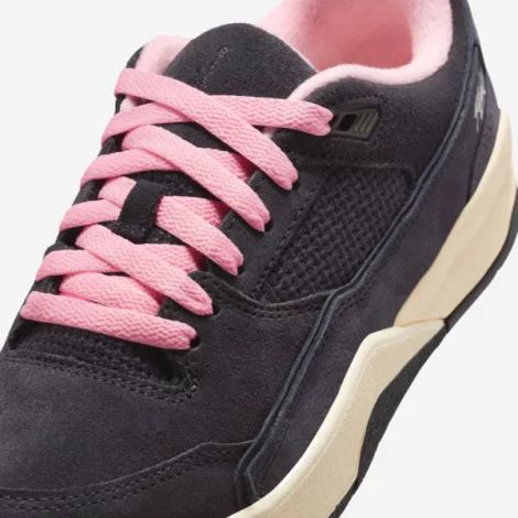 Кросівки підліткові Nike FLIGHT COURT (GS) темно-сіро-світло-рожеві HF3333-012