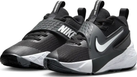 Кросівки дитячі Nike TEAM HUSTLE D 12 (PS) чорно-білі HF6280-002