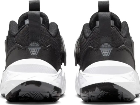 Кросівки дитячі Nike TEAM HUSTLE D 12 (PS) чорно-білі HF6280-002
