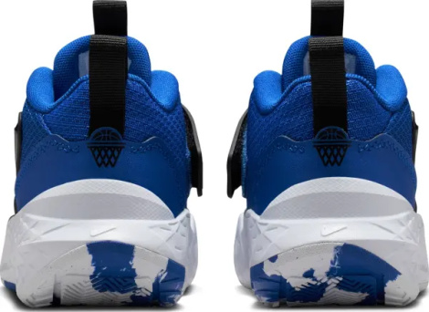 Кроссовки детские Nike TEAM HUSTLE D 12 (PS) сине-черные HF6280-400