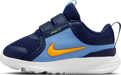 Кросівки дитячі Nike STAR RUNNER 5 (TD) темно-синьо-блакитно-помаранчеві HF7006-403