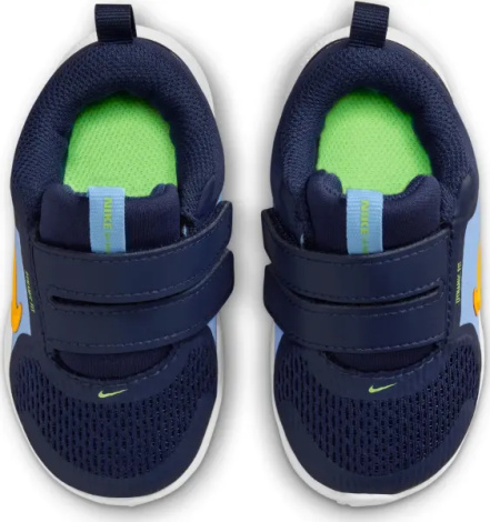Кросівки дитячі Nike STAR RUNNER 5 (TD) темно-синьо-блакитно-помаранчеві HF7006-403