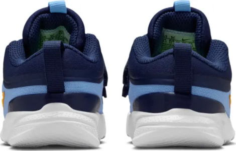 Кросівки дитячі Nike STAR RUNNER 5 (TD) темно-синьо-блакитно-помаранчеві HF7006-403