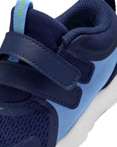 Кросівки дитячі Nike STAR RUNNER 5 (TD) темно-синьо-блакитно-помаранчеві HF7006-403