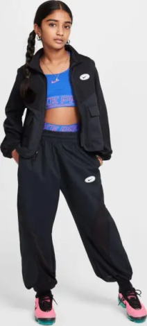 Спортивні штани підліткові Nike SPORTSWEAR чорні HF8198-013