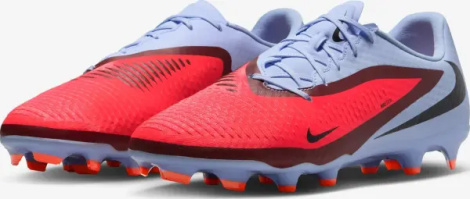 Бутсы Nike PHANTOM 6 LOW ACADEMY FG/MG светло-сине-красные HJ4564-400