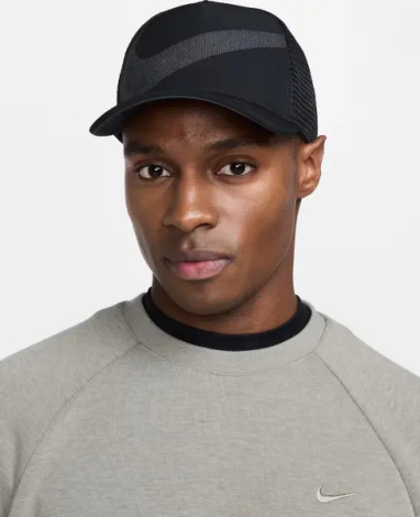 Кепка Nike RISE DRI-FIT TRUCKER чорна HJ7018-010