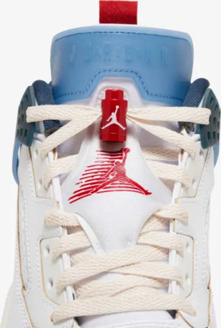 Кросівки Nike JORDAN SPIZIKE LOW біло-синьо-червоні HM3712-164