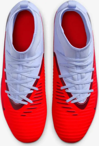 Бутси Nike PHANTOM 6 HIGH CLUB FG/MG світло-синьо-червоні HQ2275-400