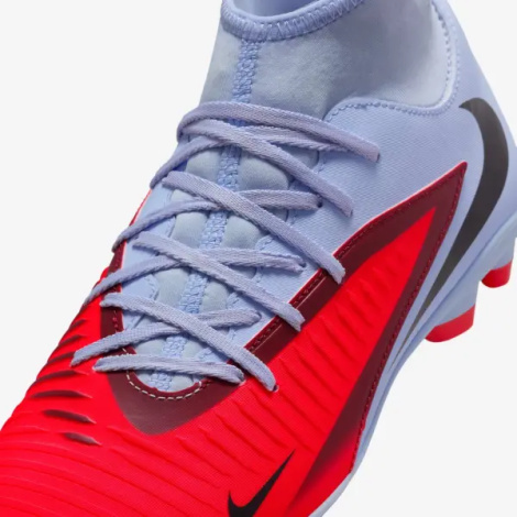 Бутси Nike PHANTOM 6 HIGH CLUB FG/MG світло-синьо-червоні HQ2275-400