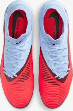 Бутси Nike PHANTOM 6 HIGH ACADEMY FG/MG світло-синьо-червоні HQ2278-400