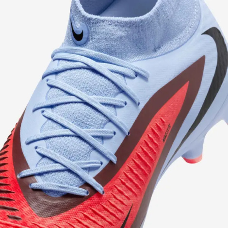 Бутси Nike PHANTOM 6 HIGH ACADEMY FG/MG світло-синьо-червоні HQ2278-400