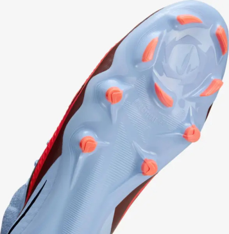 Бутси Nike PHANTOM 6 HIGH ACADEMY FG/MG світло-синьо-червоні HQ2278-400