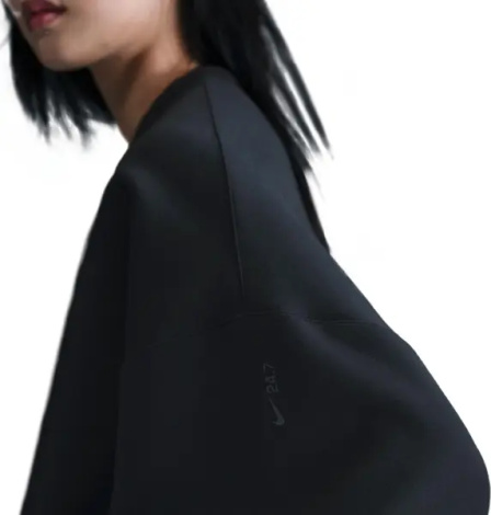 Світшот жіночий Nike 24.7 IMPOSSIBLYSOFT DRI-FIT OVERSIZED чорний HQ8193-010