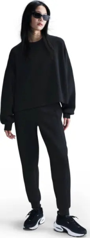 Світшот жіночий Nike 24.7 IMPOSSIBLYSOFT DRI-FIT OVERSIZED чорний HQ8193-010