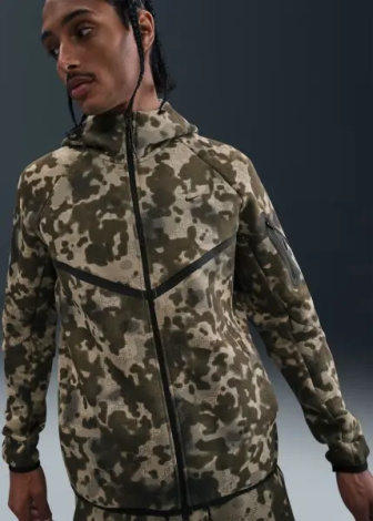 Спортивний костюм Nike TECH FLEECE CAMO хакі камуфляж HV0955-276__II1324-276