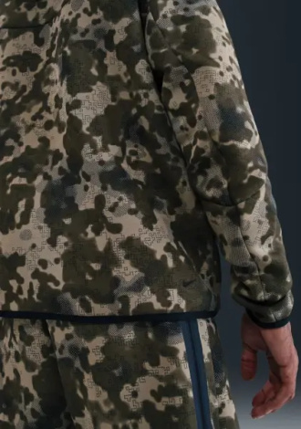 Спортивний костюм Nike TECH FLEECE CAMO хакі камуфляж HV0955-276__II1324-276