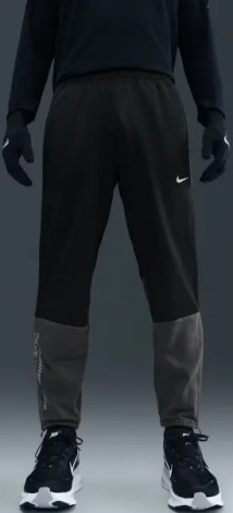 Спортивні штани для бігу Nike CHALLENGER THERMA-FIT WINTERIZED чорно-темно-сірі HV2673-010