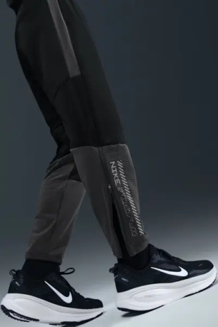 Спортивні штани для бігу Nike CHALLENGER THERMA-FIT WINTERIZED чорно-темно-сірі HV2673-010