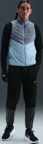 Спортивні штани для бігу Nike CHALLENGER THERMA-FIT WINTERIZED чорно-темно-сірі HV2673-010