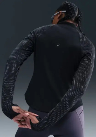 Реглан для бега женский Nike TEMPO FLASH DRI-FIT черный HV2996-010