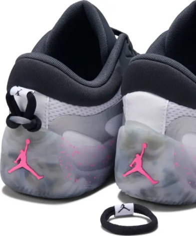 Кроссовки баскетбольные женские Nike JORDAN HEIR SERIES 2 светло-серо-черно-розовые HV4417-100