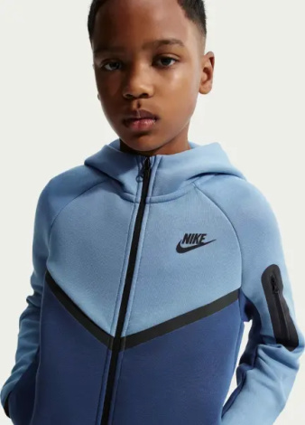 Спортивний костюм підлітковий Nike SPORTSWEAR TECH FLEECE темно-синьо-блакитний HV5867-486__HV5869-461