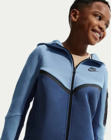 Спортивний костюм підлітковий Nike SPORTSWEAR TECH FLEECE темно-синьо-блакитний HV5867-486__HV5869-461