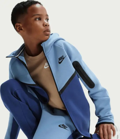 Спортивний костюм підлітковий Nike SPORTSWEAR TECH FLEECE темно-синьо-блакитний HV5867-486__HV5869-461