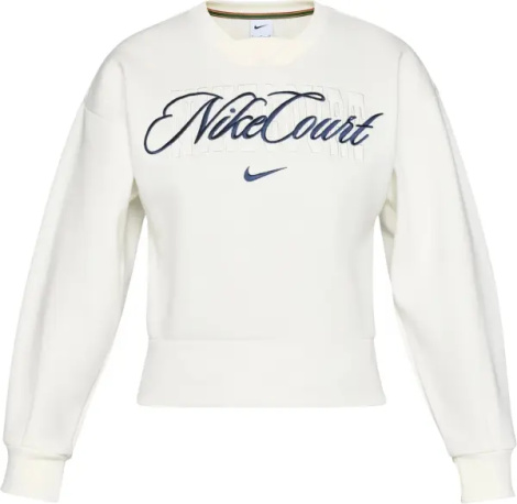 Свитшот для тенниса женский Nike NIKECOURT COLLECTION кремовый IB0757-133